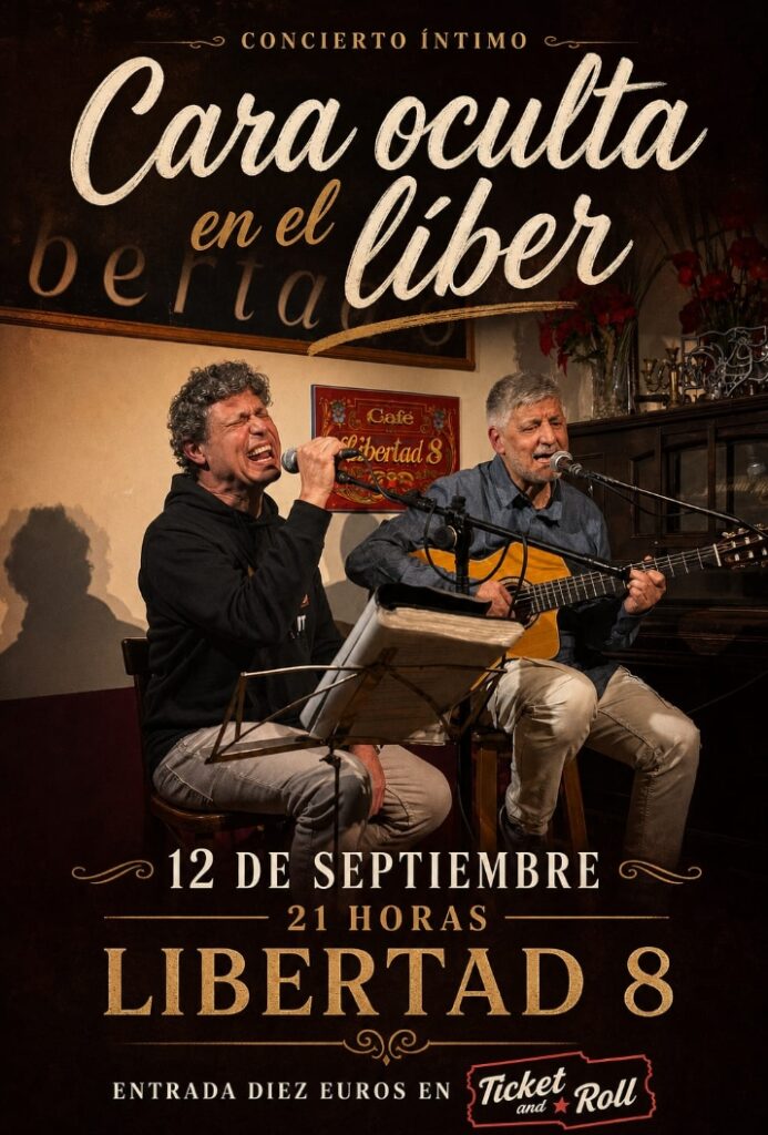 Cara oculta concierto sala libertad